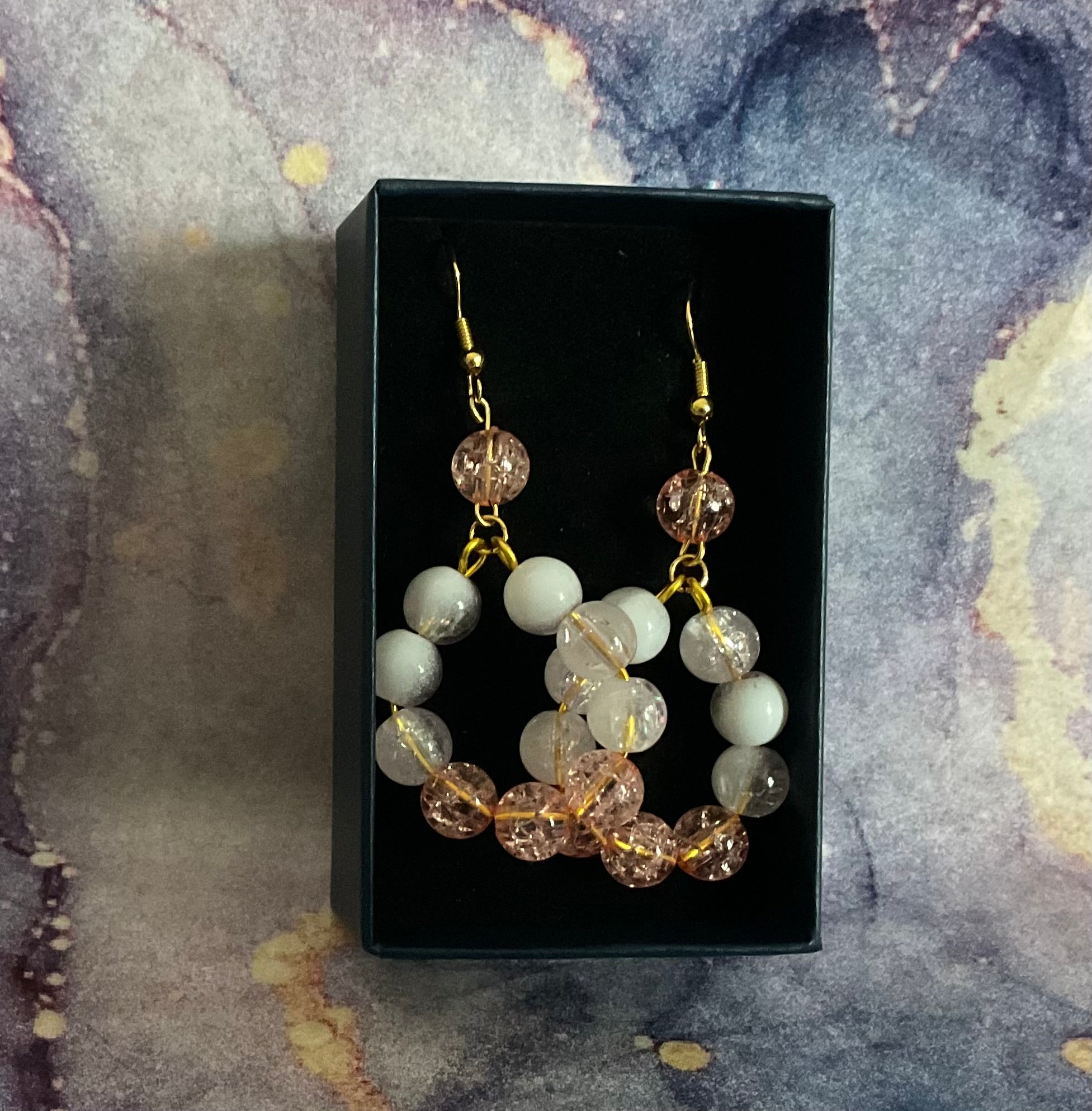 Ohrringe aus 8 mm Perlen