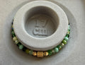 Runde Spacer Perlenarmband 17 cm